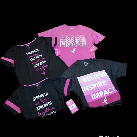 Susan G. Komen 4 shirts NWT Breast Cancer Awarness Shirts - Picture 12 of 14